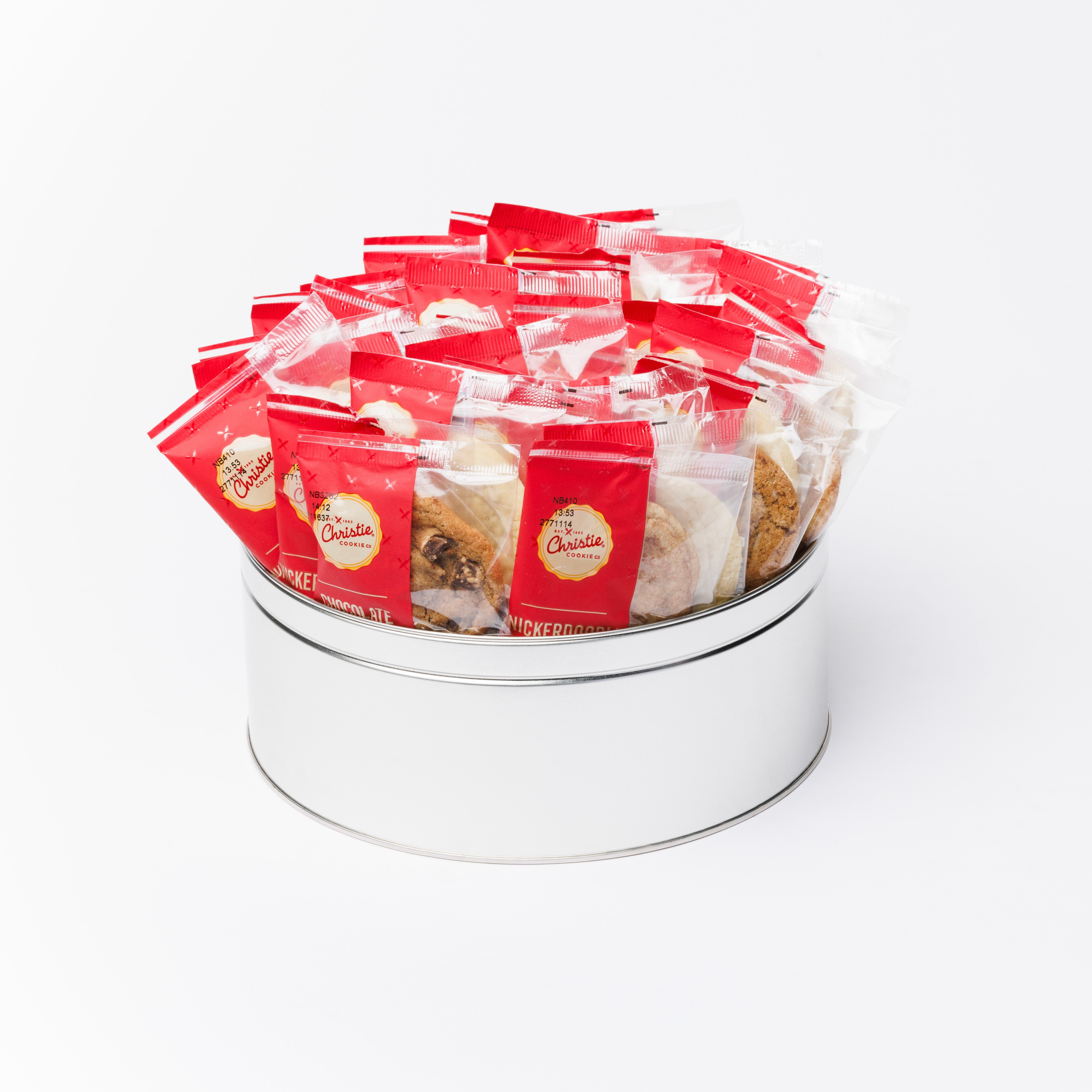 Nut-Free Cookie Gift Tin (36 Cookies) | The Christie Cookie Co.